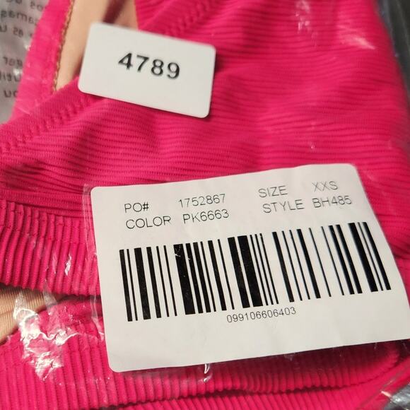 NWT J.Crew Swim Bottom Size XXS Pink BH485 Ribbed-trim hipster Bikini - Picture 9 of 9